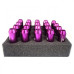 12X1.5 VOSSEN NUTS SET PURPLE 12X1.5 VOSSEN NUTS SET PURPLE