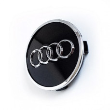 CENTER CAP - AUDI ID 55 MM OD 57MM BLACK