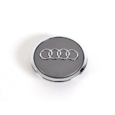 CENTER CAP - AUDI ID 55 MM OD 57MM SILVE
