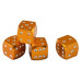 VALVE CAPS- DICE GOLD