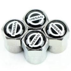 VALVE CAPS SILVER - NISSAN 4PCS