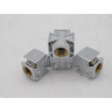VALVE CAP STAR SILVER