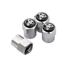 VALVE CAPS- TOYOTA BLACK