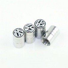 VALVE CAPS SILVER - VW 4PCS