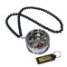 PENDANT WHEEL MIRROR HANG SILVER