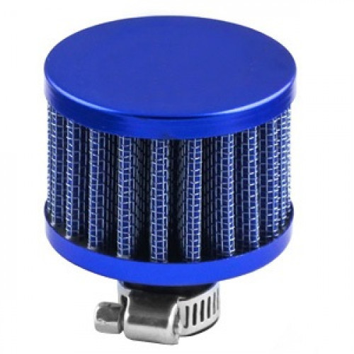 AIR FILTER BREATHER 12MM BLUE