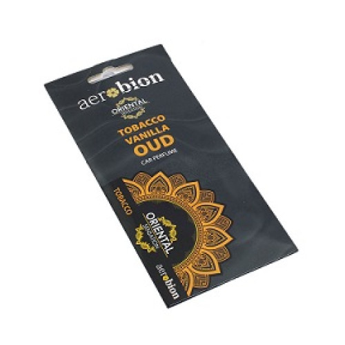 AEROBION CAR PERFUME PAPER- TOBACCO VANI