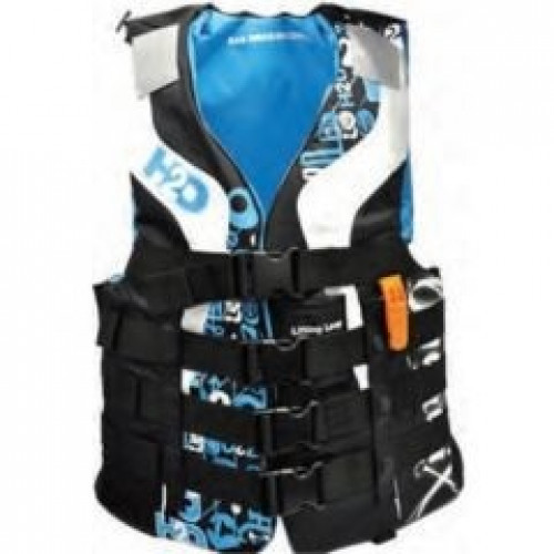 SKI VEST- H2O BLUE L 4 BUCKLE SKI VEST- H2O BLUE L 4 BUCKLE