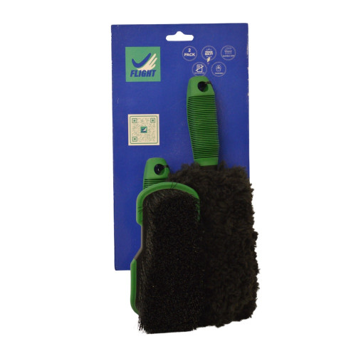 FLIGHT BRUSH AND DUSTER KIT 2PC