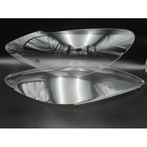 OPEL CORSA 07 HEADLIGHT GUARDS CLEAR