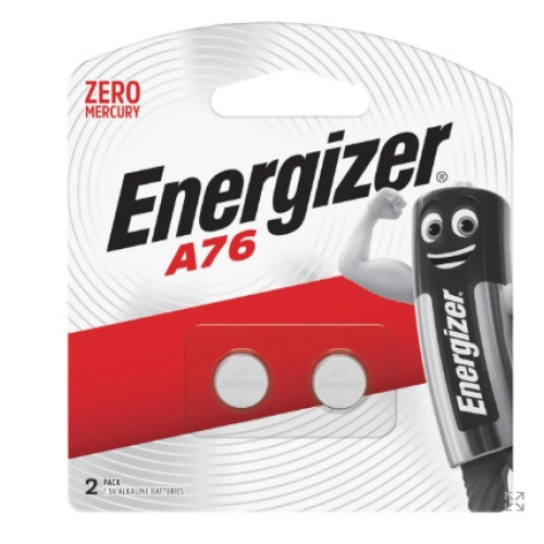 ENERGIZER ALKA/BATT A76 LR44 1.50V BP2 ENERGIZER ALKA/BATT A76 LR44 1.50V BP2