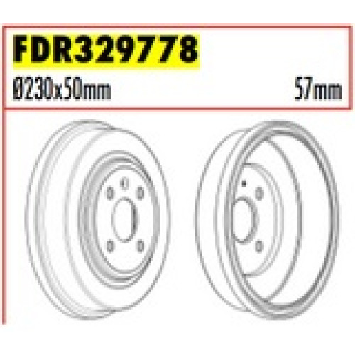 FERODO REAR BRAKE DRUM
