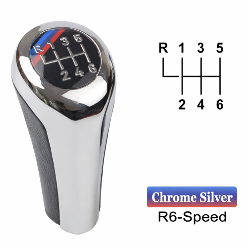 GEAR KNOB-BMW 6 SPEED CHRM +M STRIPE GEAR KNOB-BMW 6 SPEED CHRM +M STRIPE