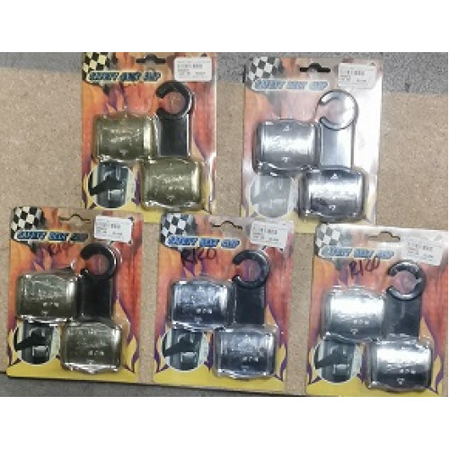 SAFETY BELT CLIP SILVER