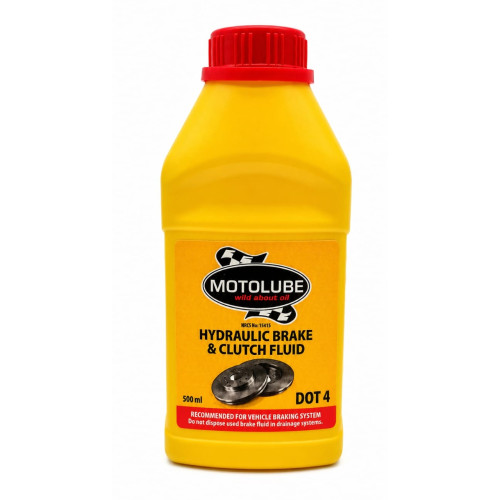 MOTOLUBE DOT 4 BRAKE FLUID 500ML
