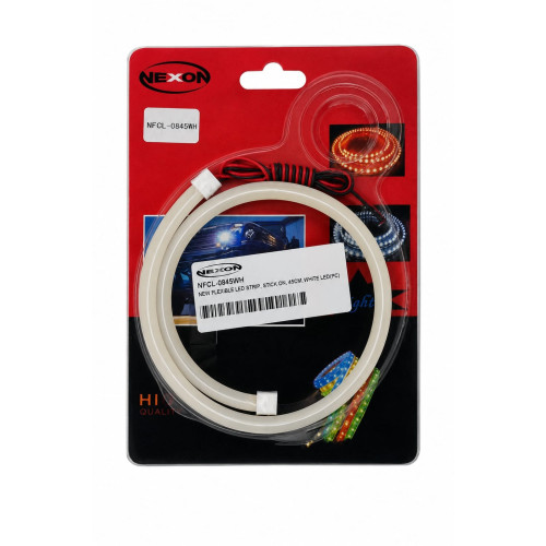 FLEXIBLE STICK ON WHITE LED STRIP 45CM FLEXIBLE STICK ON WHITE LED STRIP 45CM