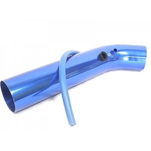 AIR INTAKE PIPE + SENSOR HOLE LONG BLUE