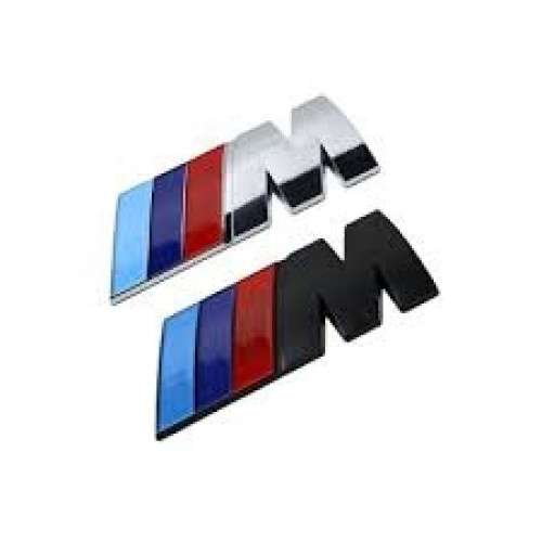 BMW BOLT ON BADGE BLACK 8.5CM