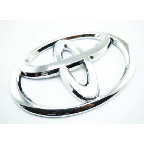 CHROME PLASTIC TOYOTA LOGO 100MM CHROME PLASTIC TOYOTA LOGO 100MM