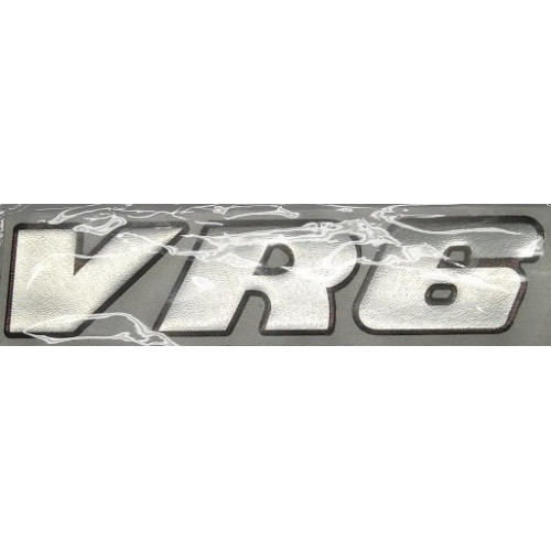 GEL STICKER - VR6 CHROME+BLK GEL STICKER - VR6 CHROME+BLK