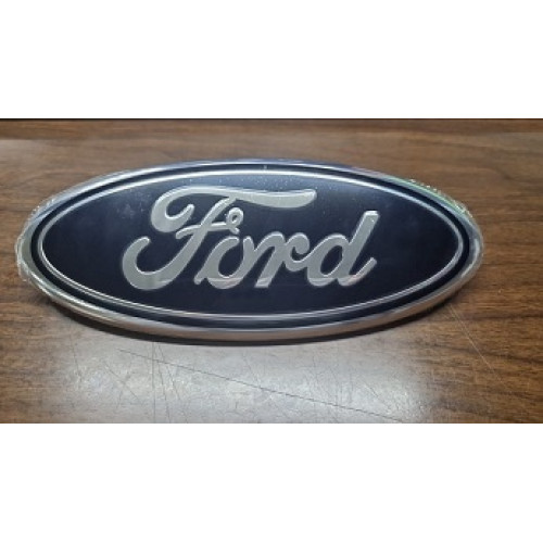 PLASTIC BADGE FORD BLUE 150MM