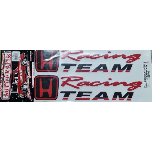 STICKER KIT-HONDA MOTORSPORT (RED+BLK)