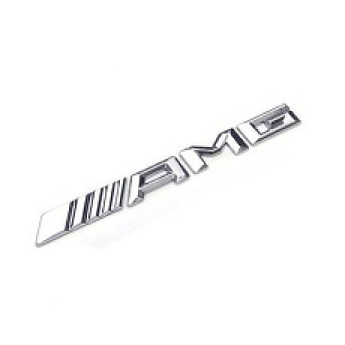STEEL BADGE- AMG  SILVER