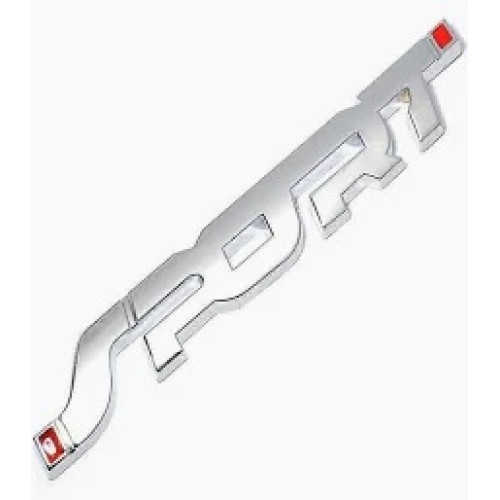 STEEL BADGE - SPORT SILVER STEEL BADGE - SPORT SILVER