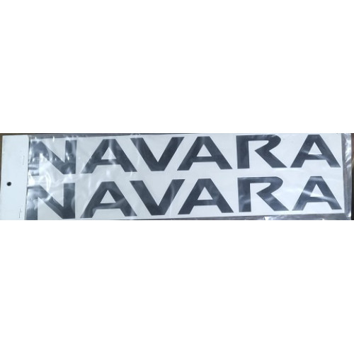 VINYL STICKER-NISSAN NAVARA BLACK