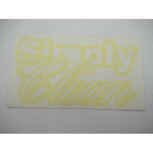 VINYL STICKERS- SIMPLY CLEAN