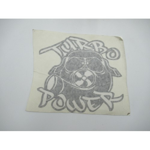 VINYL STICKER- TURBO 100X100