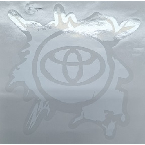 VINYL STICKER-TOYOTA SPLASH WHITE 2PCS