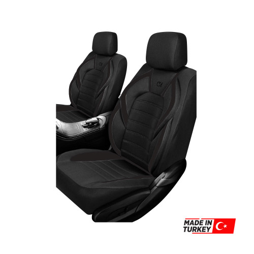 ZUMRA FABRIC BLACK + BLACK PVC TRIM