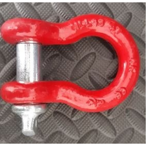 RUNVA BOW SHACKLE RED 3/4 4.7T SIL SHAFT RUNVA BOW SHACKLE RED 3/4 4.7T SIL SHAFT