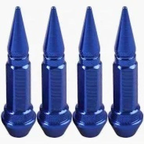 VALVE CAPS- BULLET BLUE 45MM 4PC VALVE CAPS- BULLET BLUE 45MM 4PC